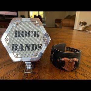 Leather Rock Band by Lee Dahlberg